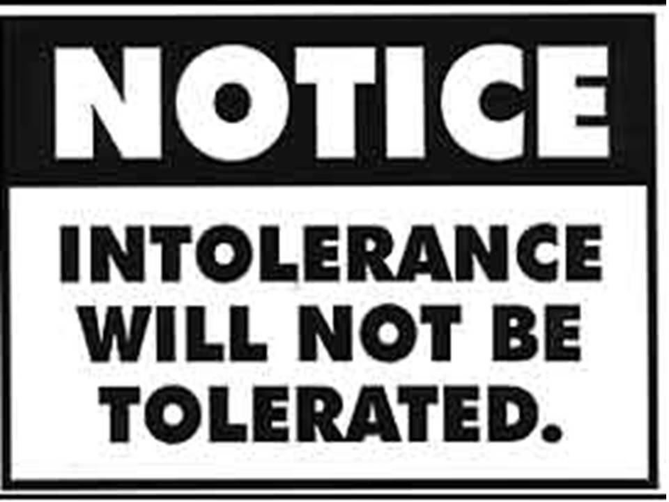 Make Sentence On Intolerance